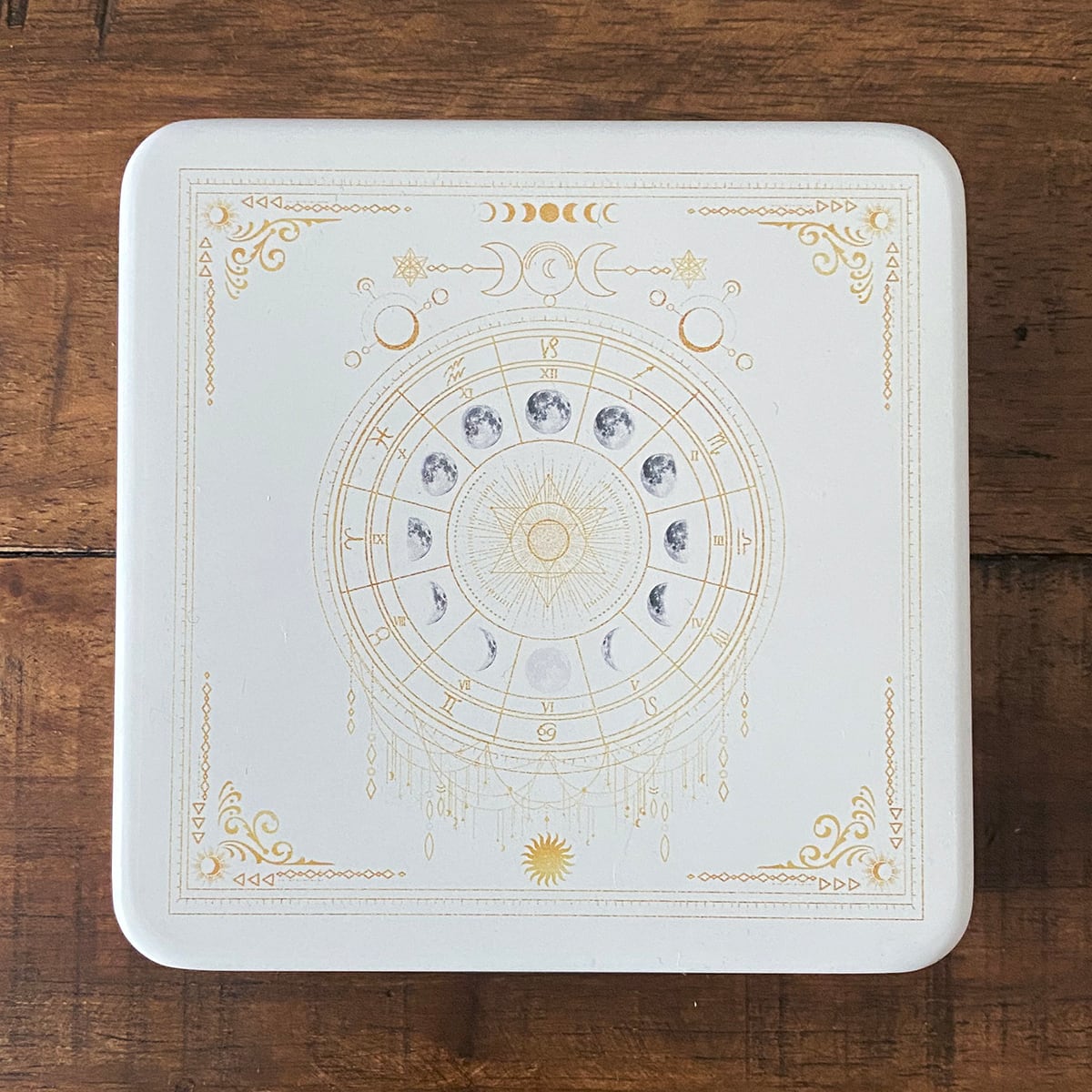 月の満ち欠け・12星座 クッキー缶・小物入れ（缶のみ） | LALA CloveR
