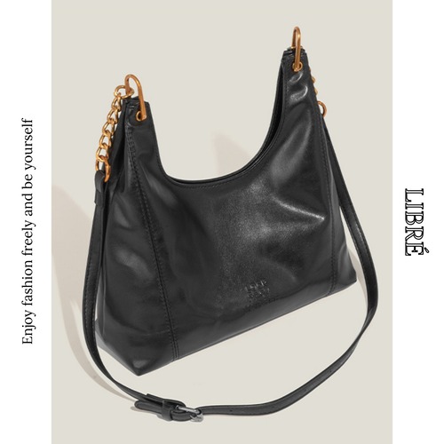 soft leather chain shoulder bag　L0332