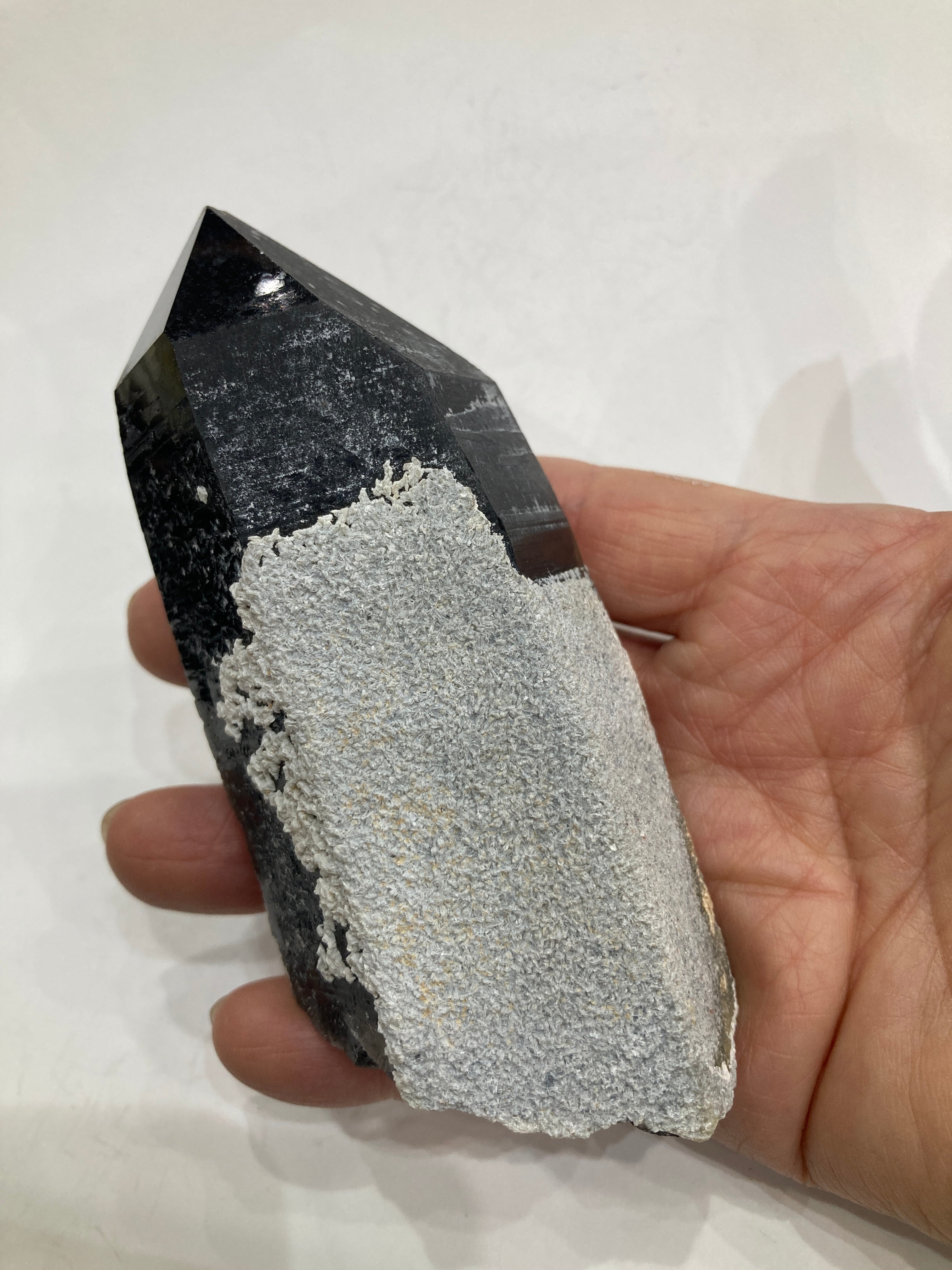 E34348】水晶ポイント ブラジル 研磨 Quartz Crystal | クリスタル