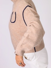 Mylanka(ハイネックパイピングニット)