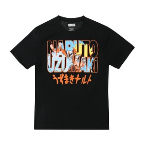 うずまきナルト グラフィック Tシャツ ブラック