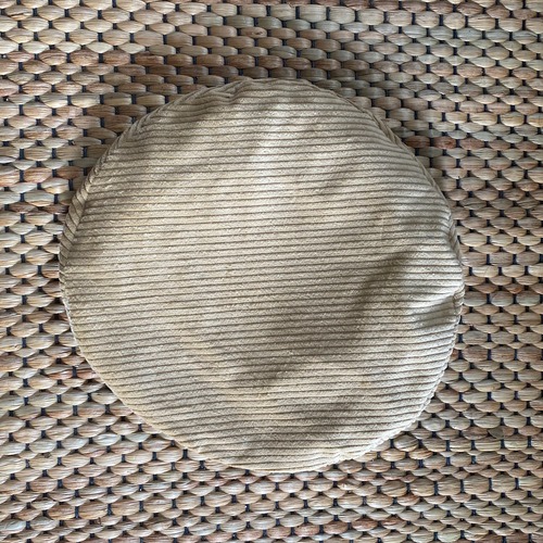 Corduroy Big Beret Cream