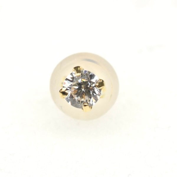 18金】ダイヤピアス 片耳 3mm K18 シンプルデザイン | MEILstudio:Men