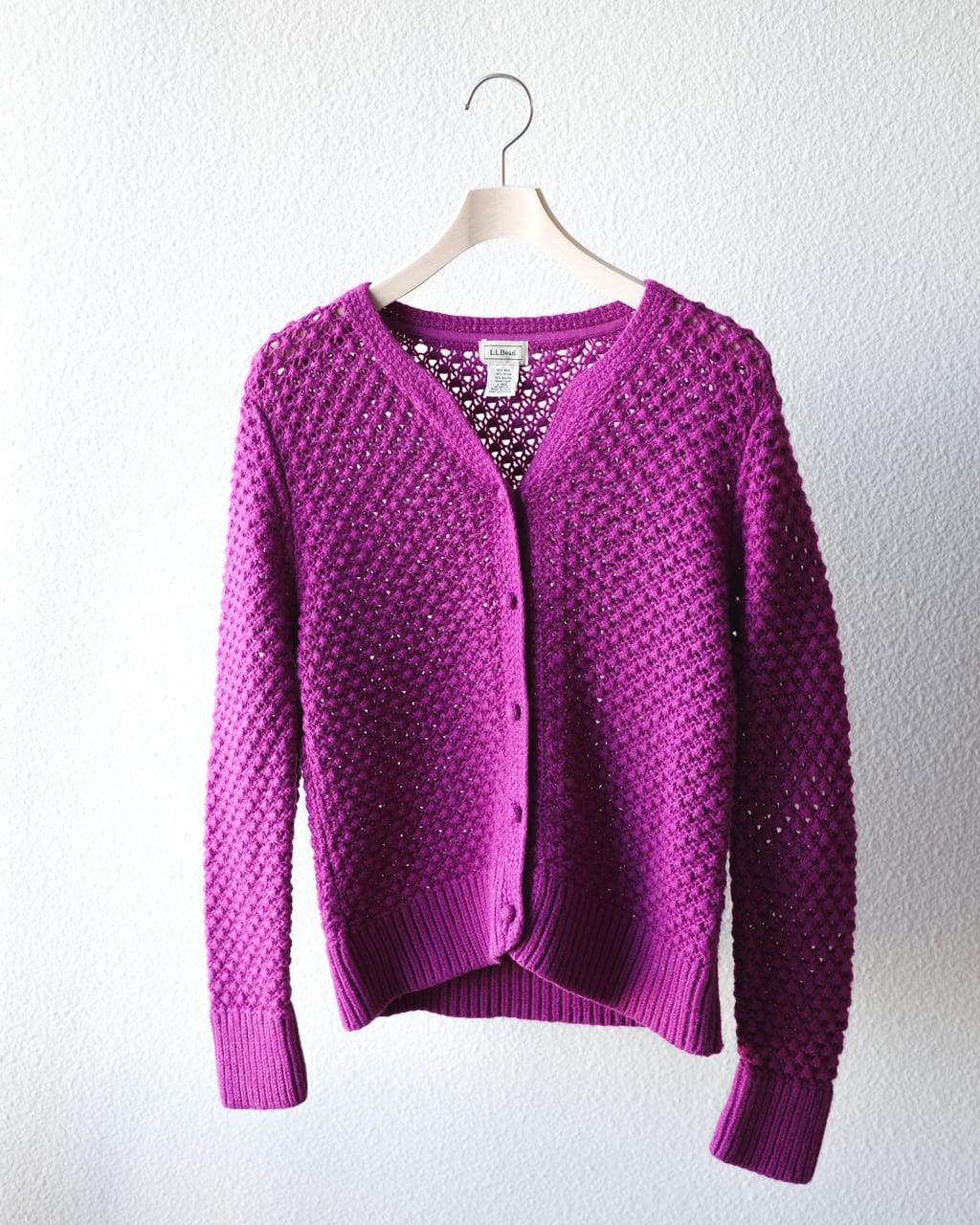 L.L.Bean ウールアンゴラ カーディガン L