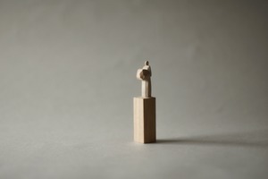 (094)wood figure-mini台付_052