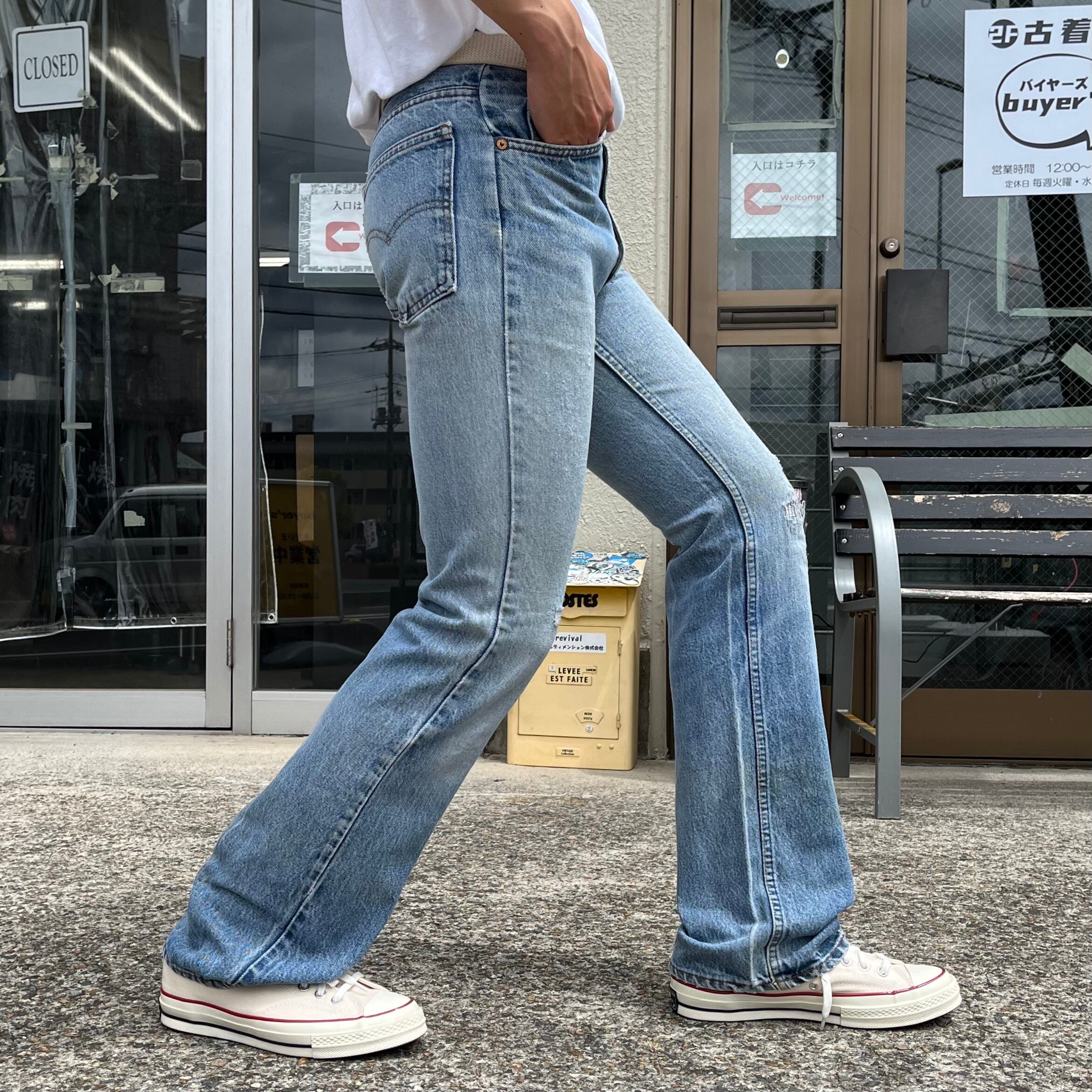 levis リーバイス　507 ユーロ　ブーツカット　デニムパンツ w30