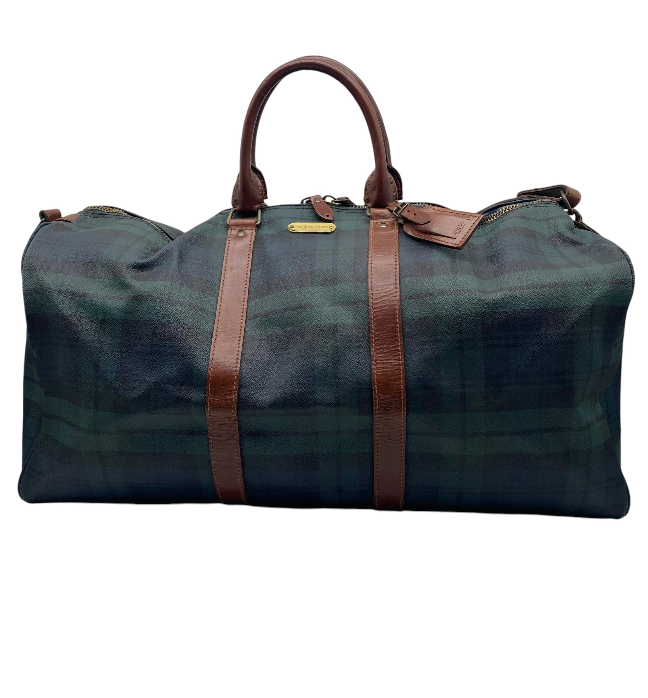 Polo Ralph Lauren Huge Boston Bag Plaid Green / ポロ ラルフ 
