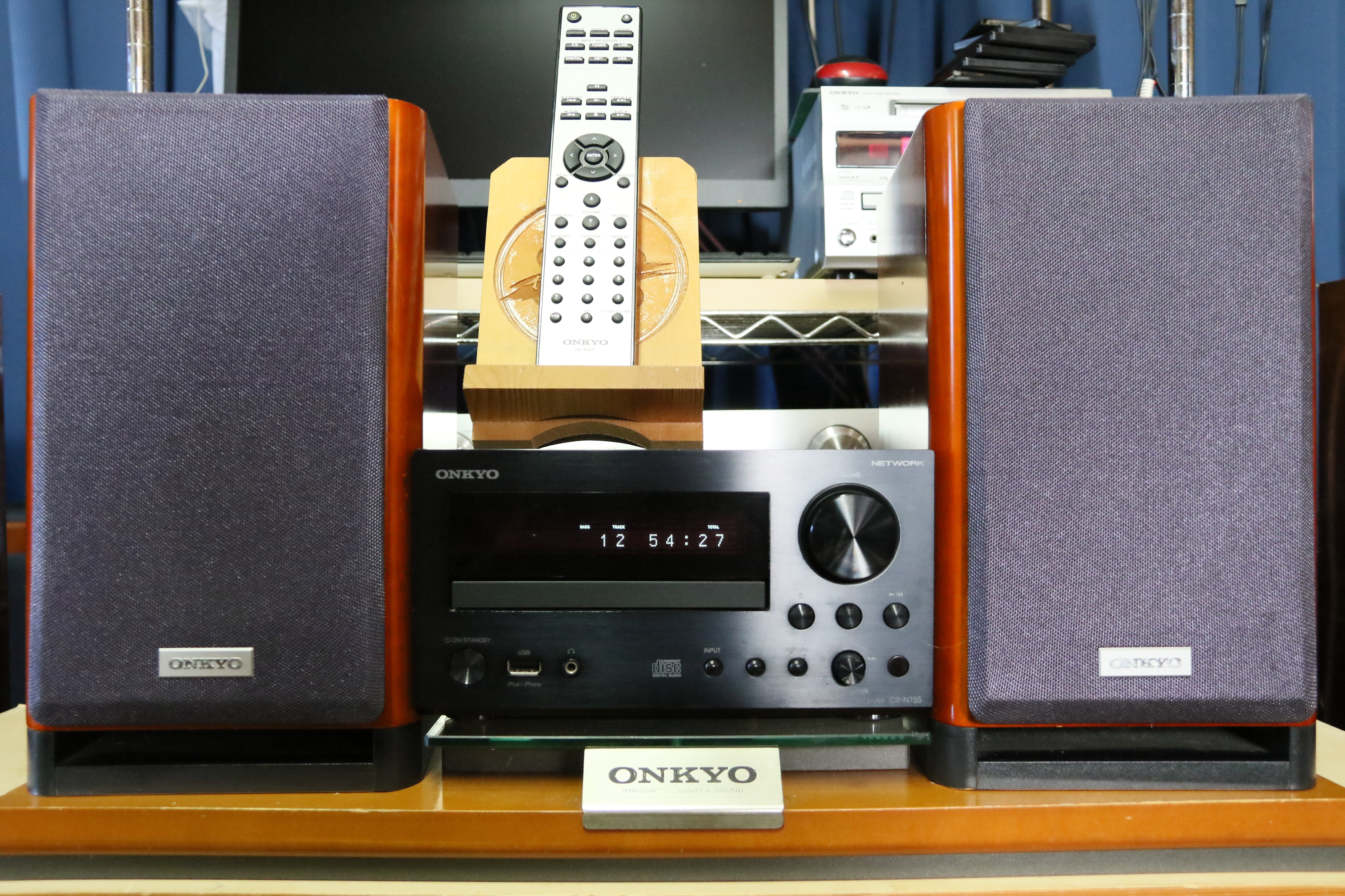 ディスクリートアンプ搭載！】ONKYO CR-N755 CDレシーバー CD/ﾁｭｰﾅ