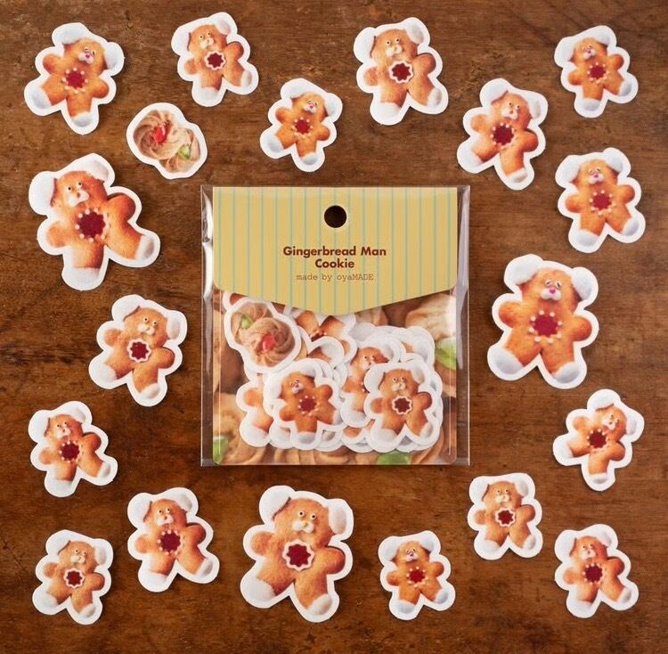 oyaMADE フレークシール「GingerbreadManCookie」 | Macaroni