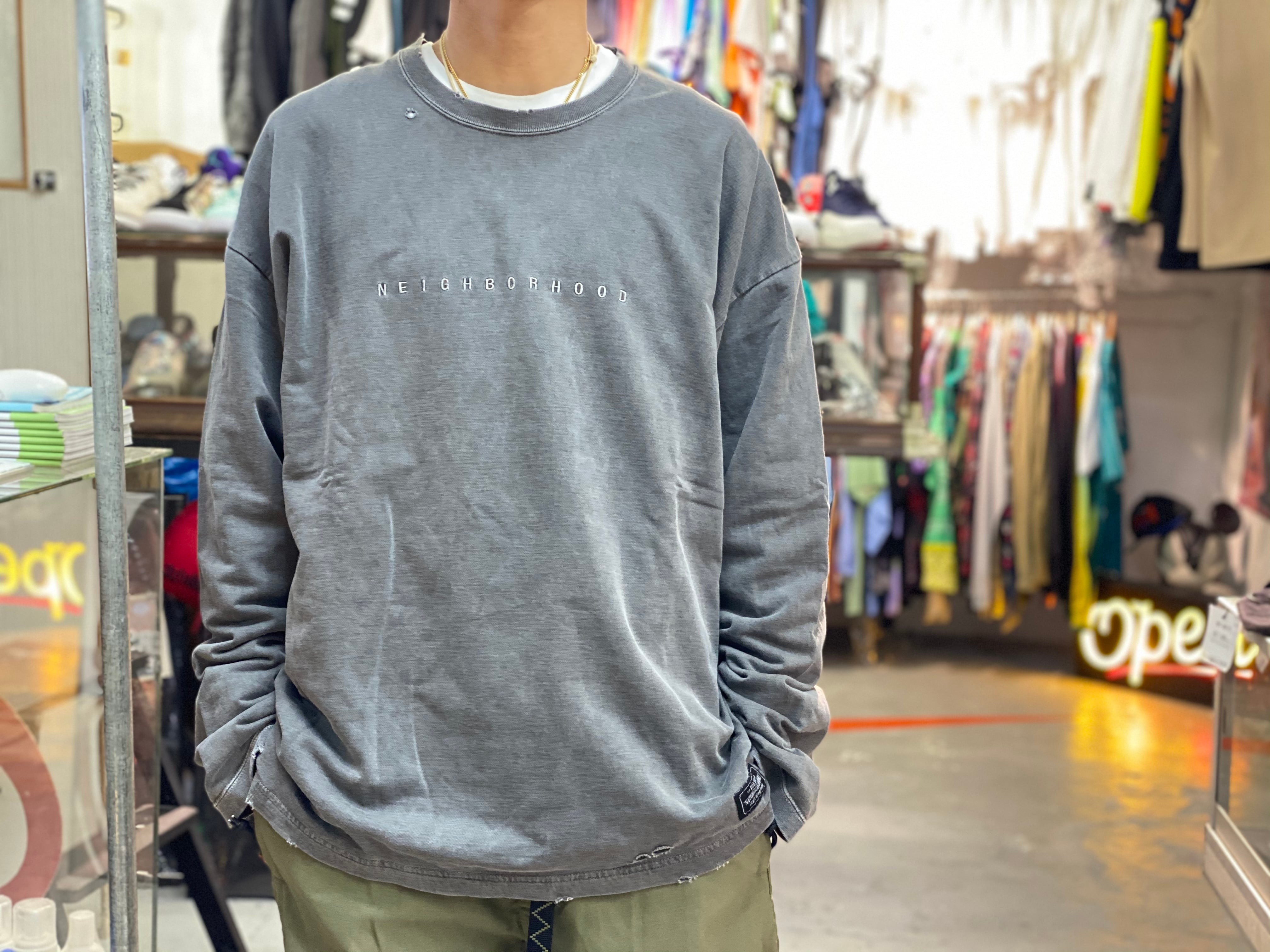 NEIGHBORHOOD 19AW SAVAGE . SQD / C-CREW . LS BLACK MEDIUM 30JK0717 ...