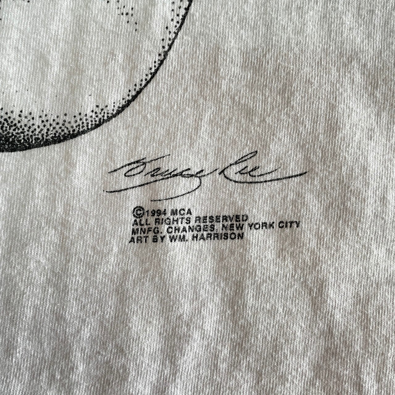90年代 USA製 BRUSE LEE ブルース・リー ビッグプリント Tシャツ