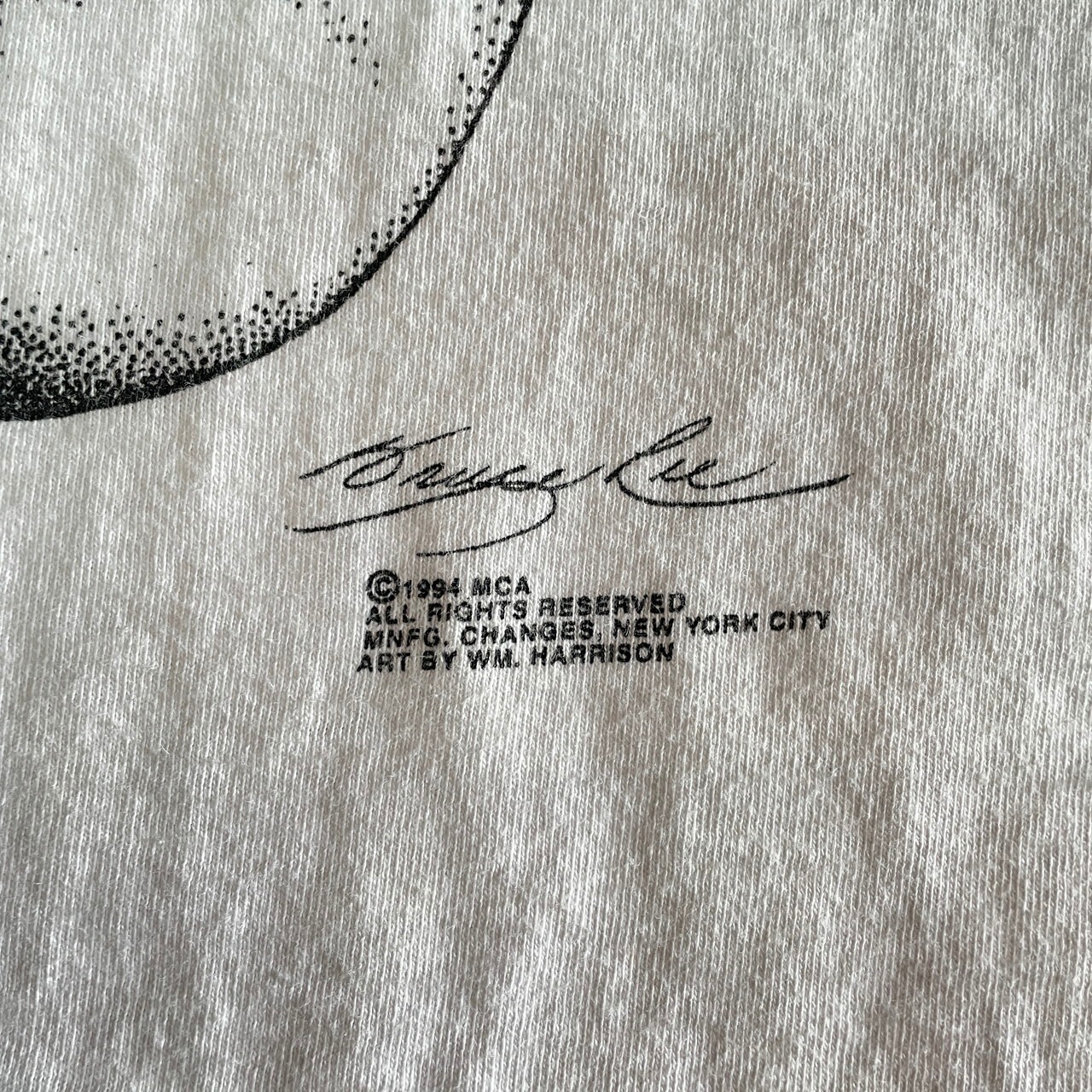 90年代 USA製 BRUSE LEE ブルース・リー ビッグプリント Tシャツ 