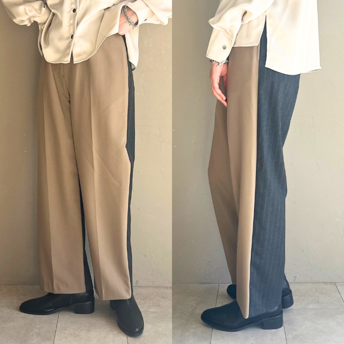 CHIGNON　シニヨン　配色ピンストパンツ CHIGNON 】配色ピンストパンツ | valance 福井｜レディース