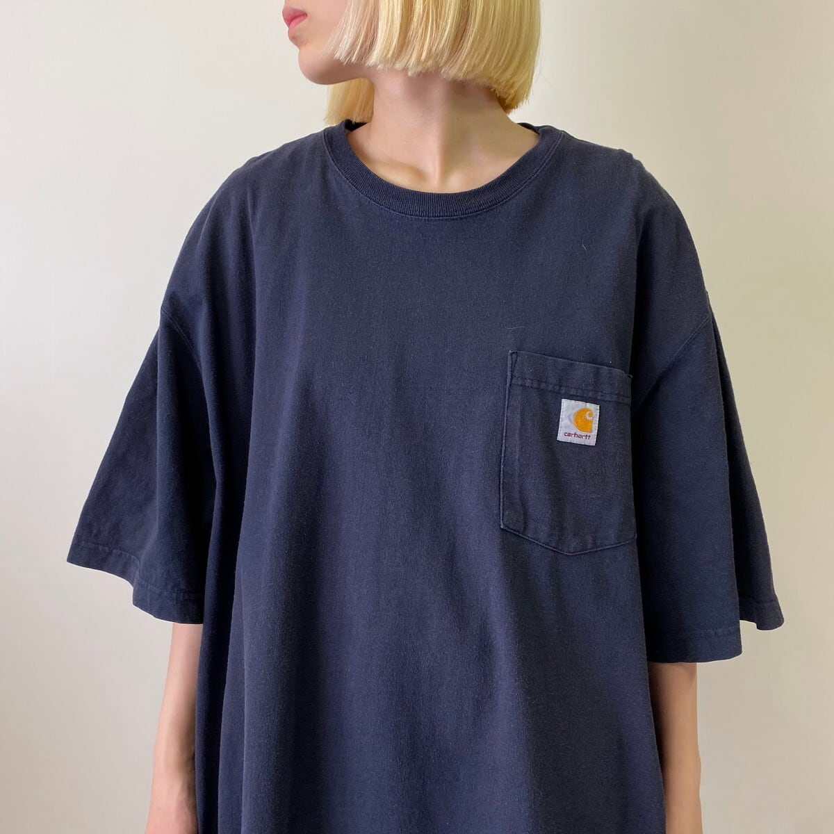 Carhartt カーハート ワンポイントロゴ ポケットTシャツ メンズXL相当 