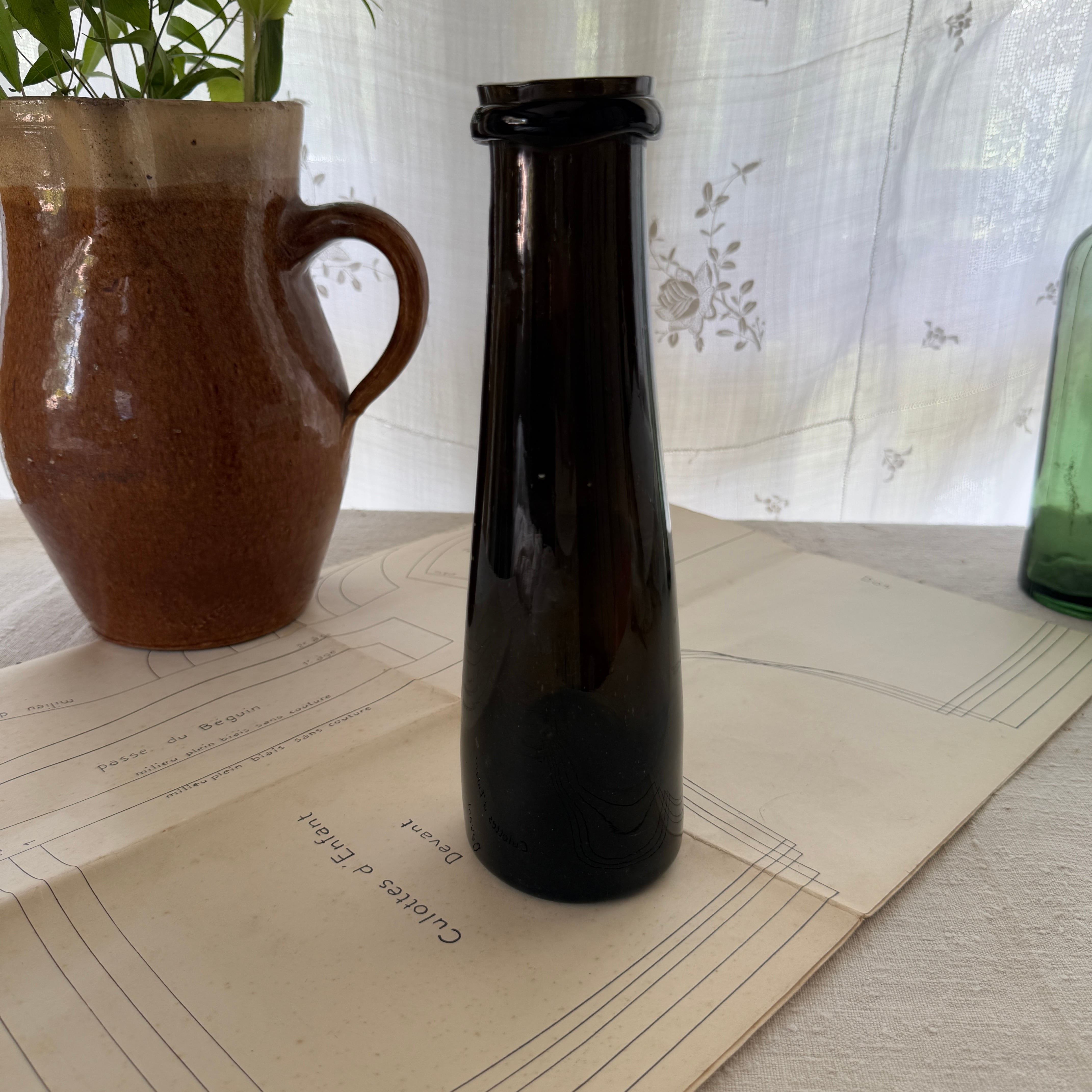19th Century French Antique Truffle Strage Bottle/19世紀のトリュフ