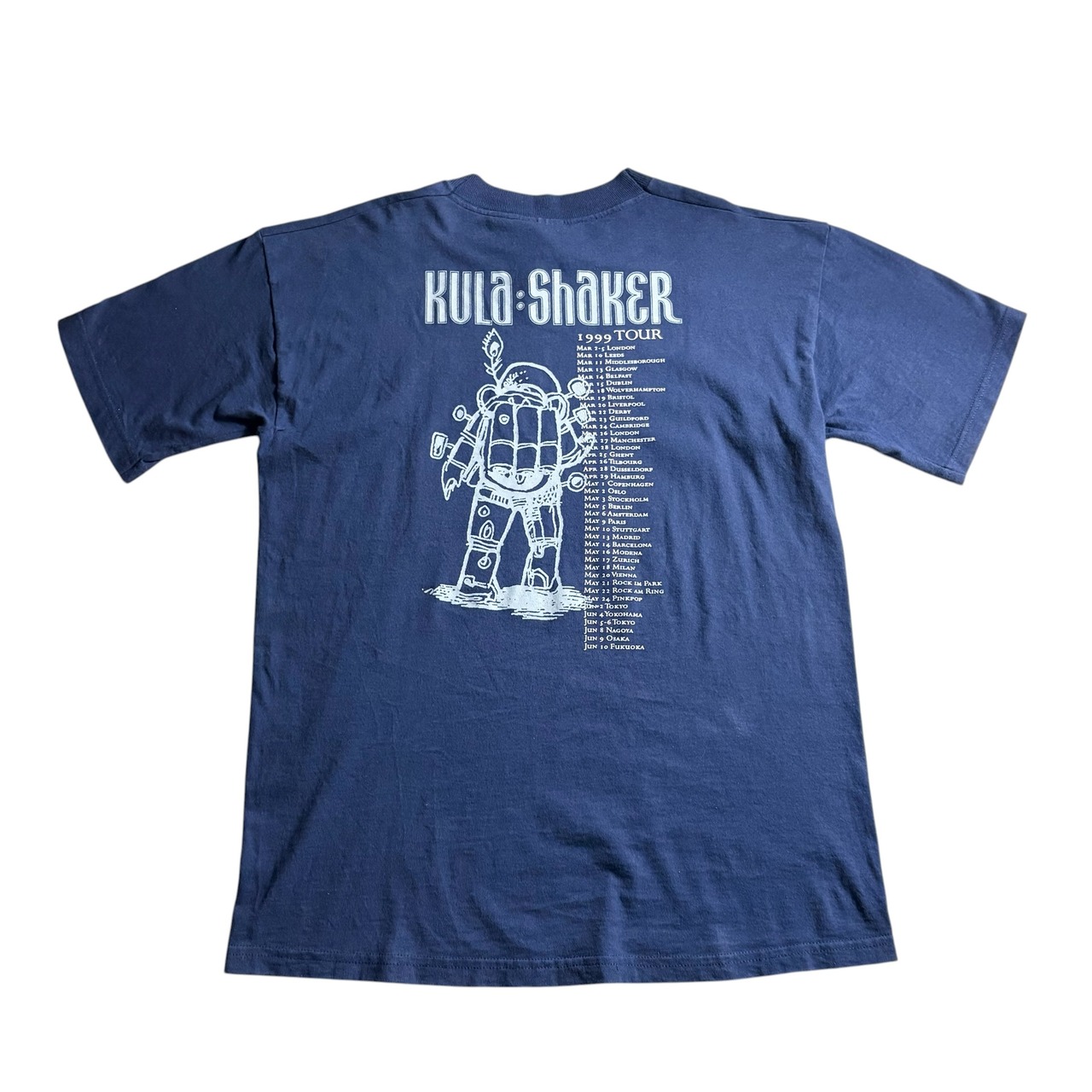 vintage 1999’s KULA SHAKER music tee “Peasants,Pigs&Astronauts”