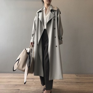 basic trench coat　401778