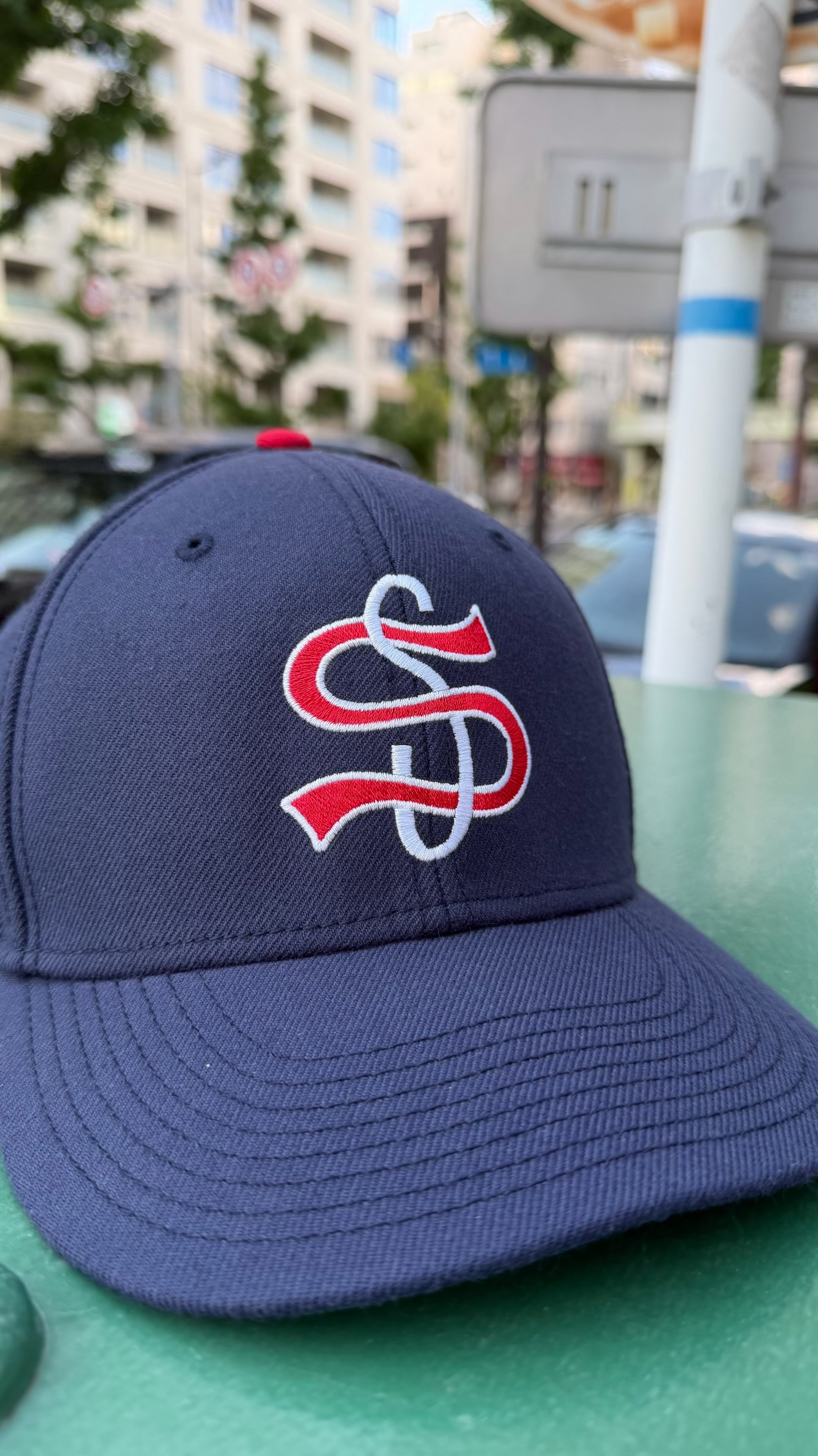 【未使用】STUSSY BIG LEAGUE POINT CROWN CAP STUSSY Big League Point Crown Cap/ステューシー ビッグ リーグ
