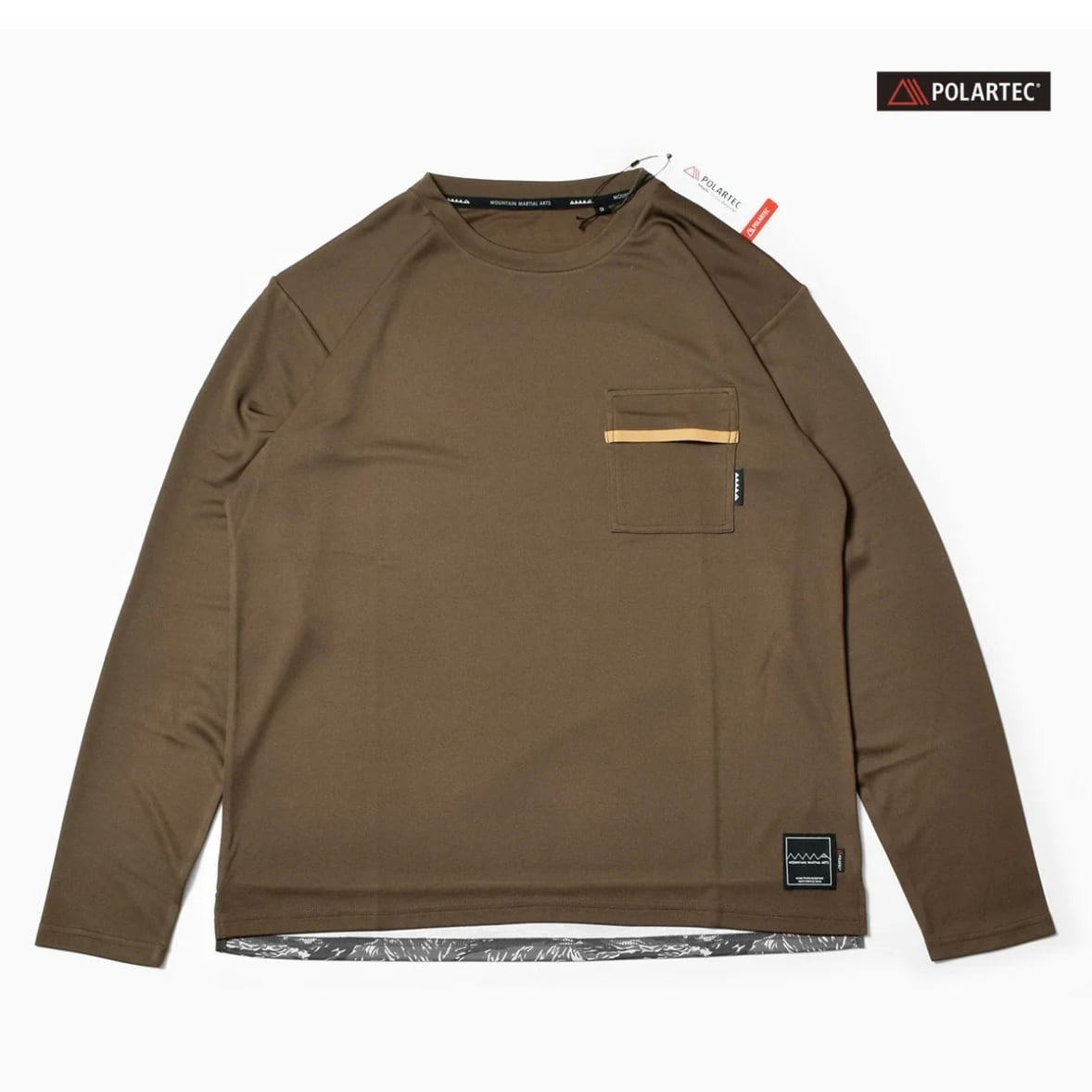 MMA(MOUNTAIN MARTIAL ATRTS) MMA Pocket Long Tee POLARTEC® version (Olive)