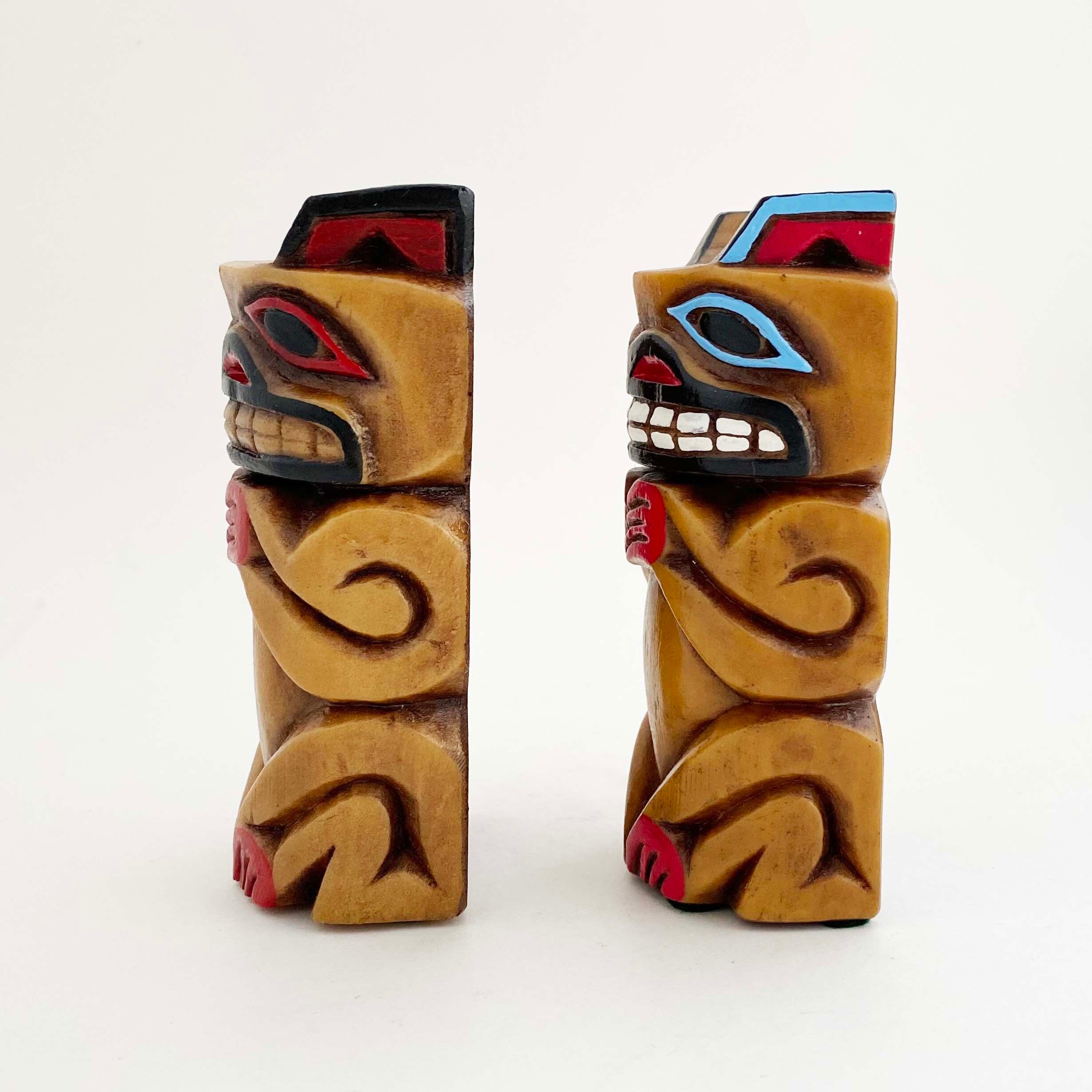 ヴィンテージ・トーテムポール（熊12cm）