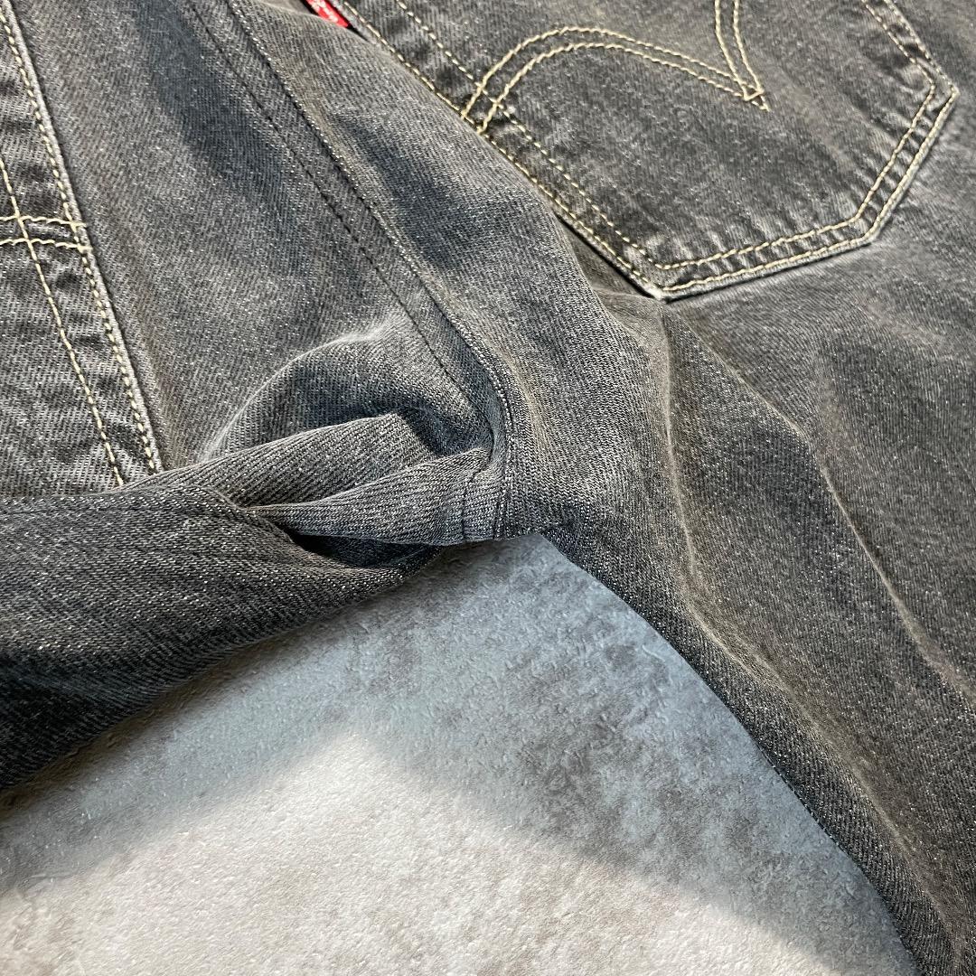 W32 L32】 usa levi's 先染ブラック リーバイス 569 | ib2