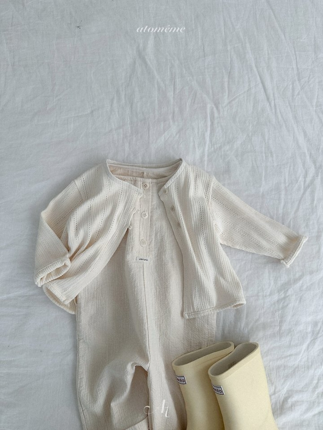 韓国子供服 / Atomeme / 26Autumn / Mushroom Overall / 秋服 *S~XL*