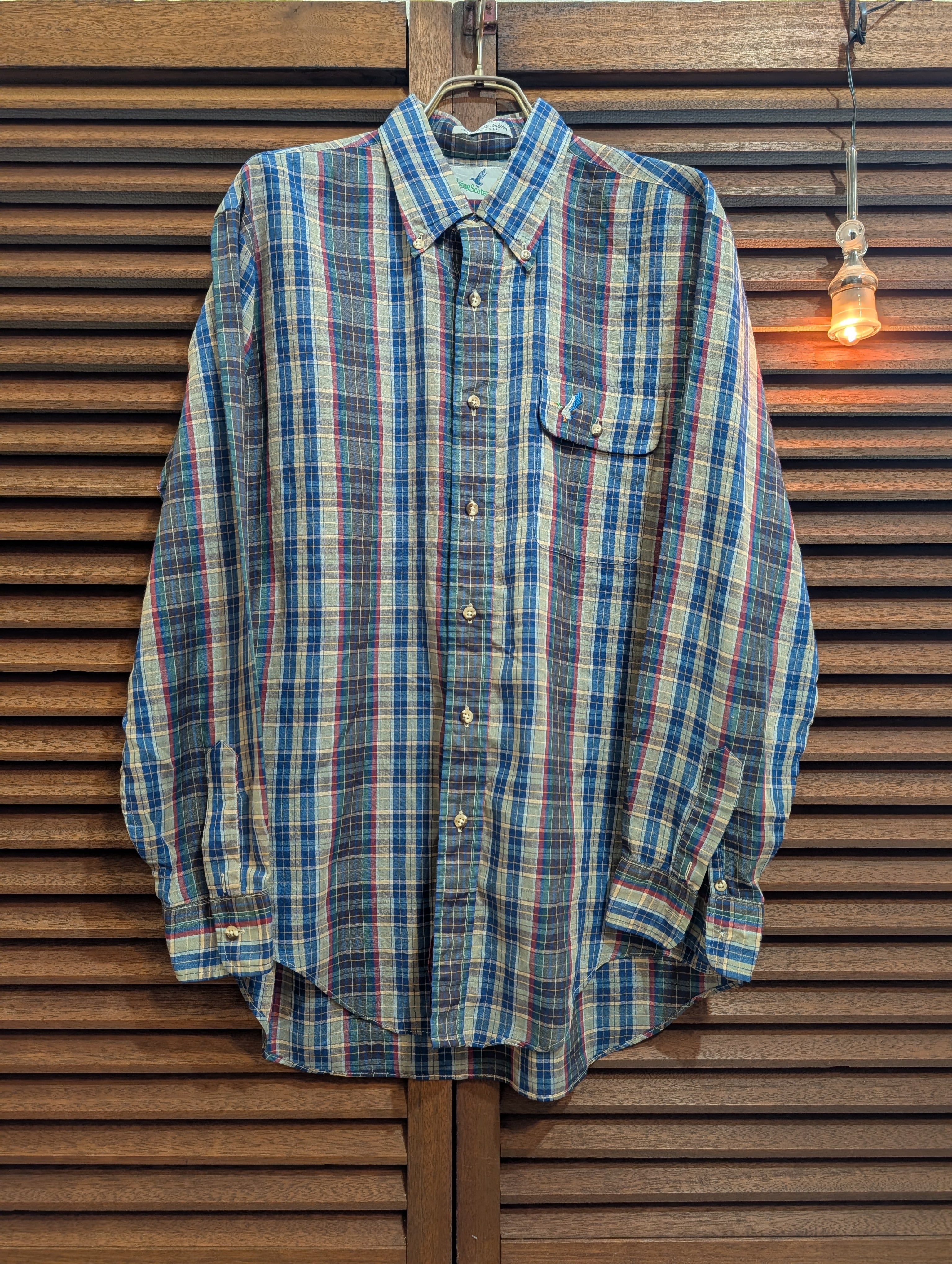 90s USA Flying Schotsman Check Shirt
