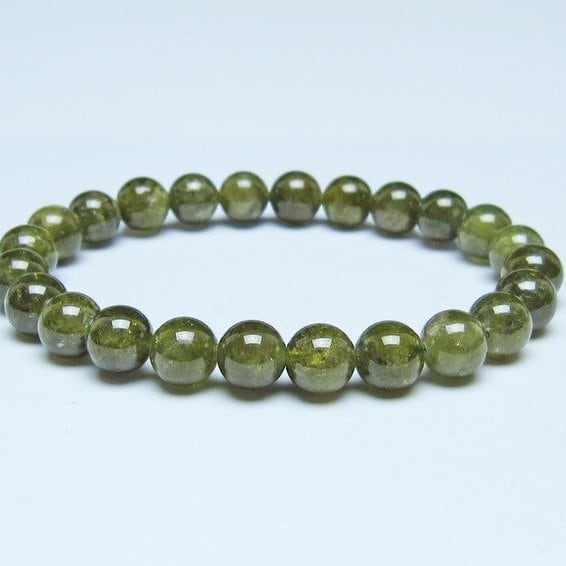 ツァボライト ブレスレット 8mm 一点物 おまかせ便 111-49815