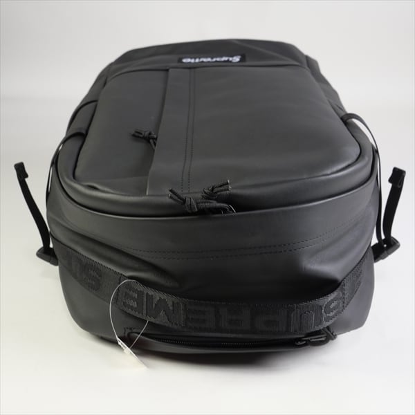 国内正規品 23AW Supreme Leather Backpack 黒Blackブラック黒