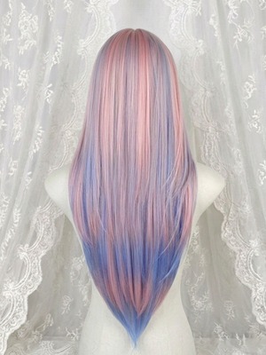 Basic - Dreamy Pink Blue Long Wig【商品番号 1057】
