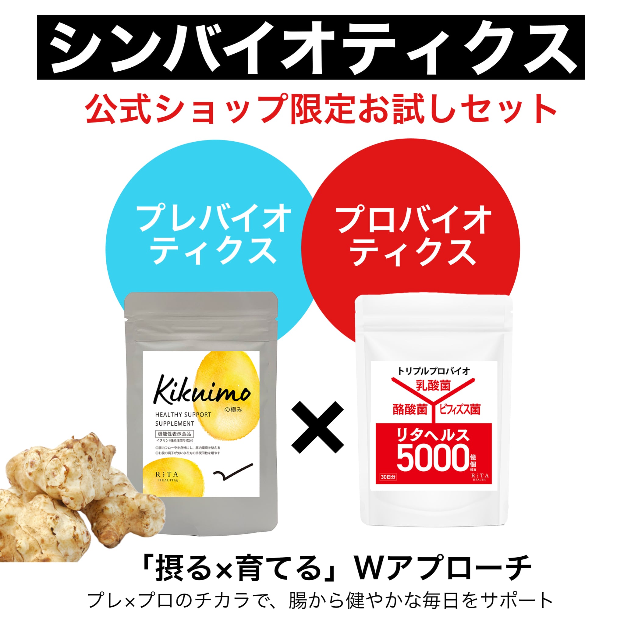 菊芋の極み×リタヘルス5000 シンバイオWアプローチセット
