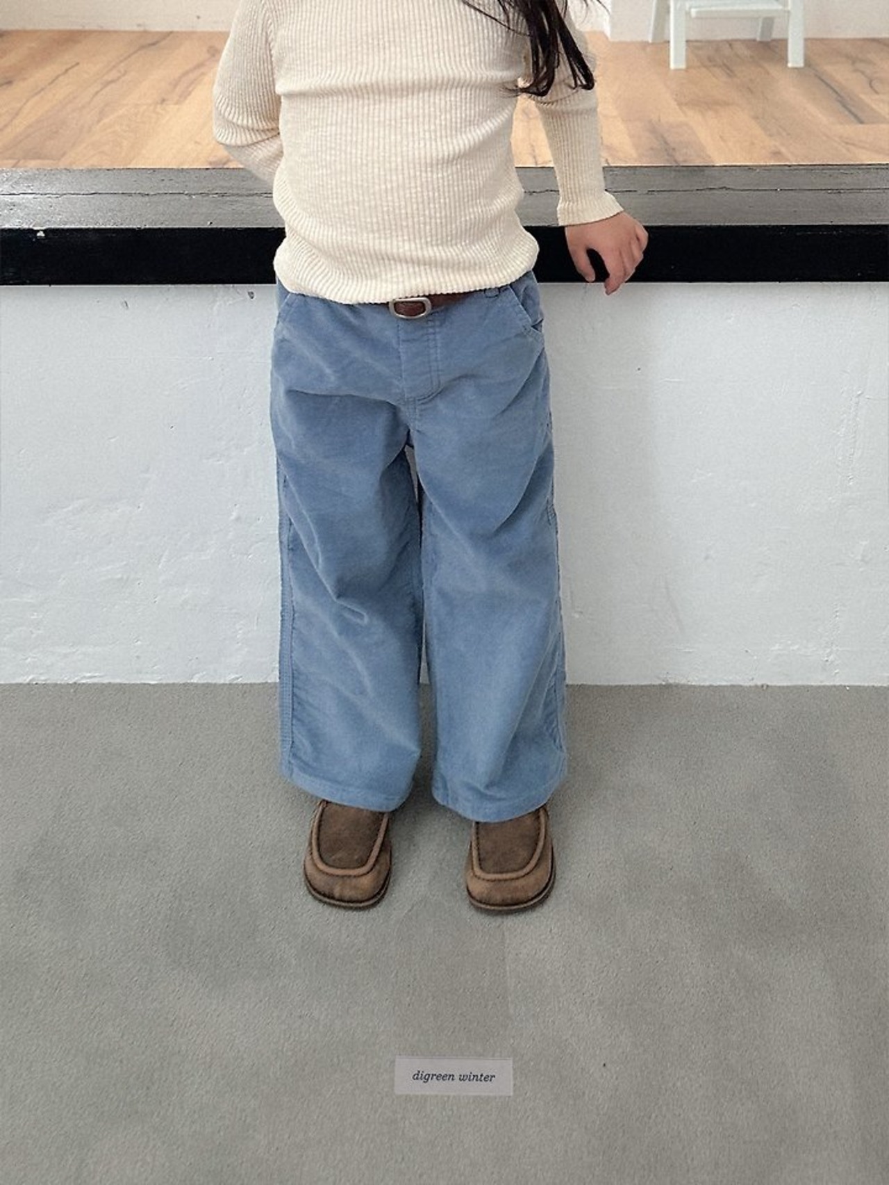 〖取寄〗韓国子供服 / 26winter / Digreen / スエードベルト / キッズ / 冬服 *onesize*