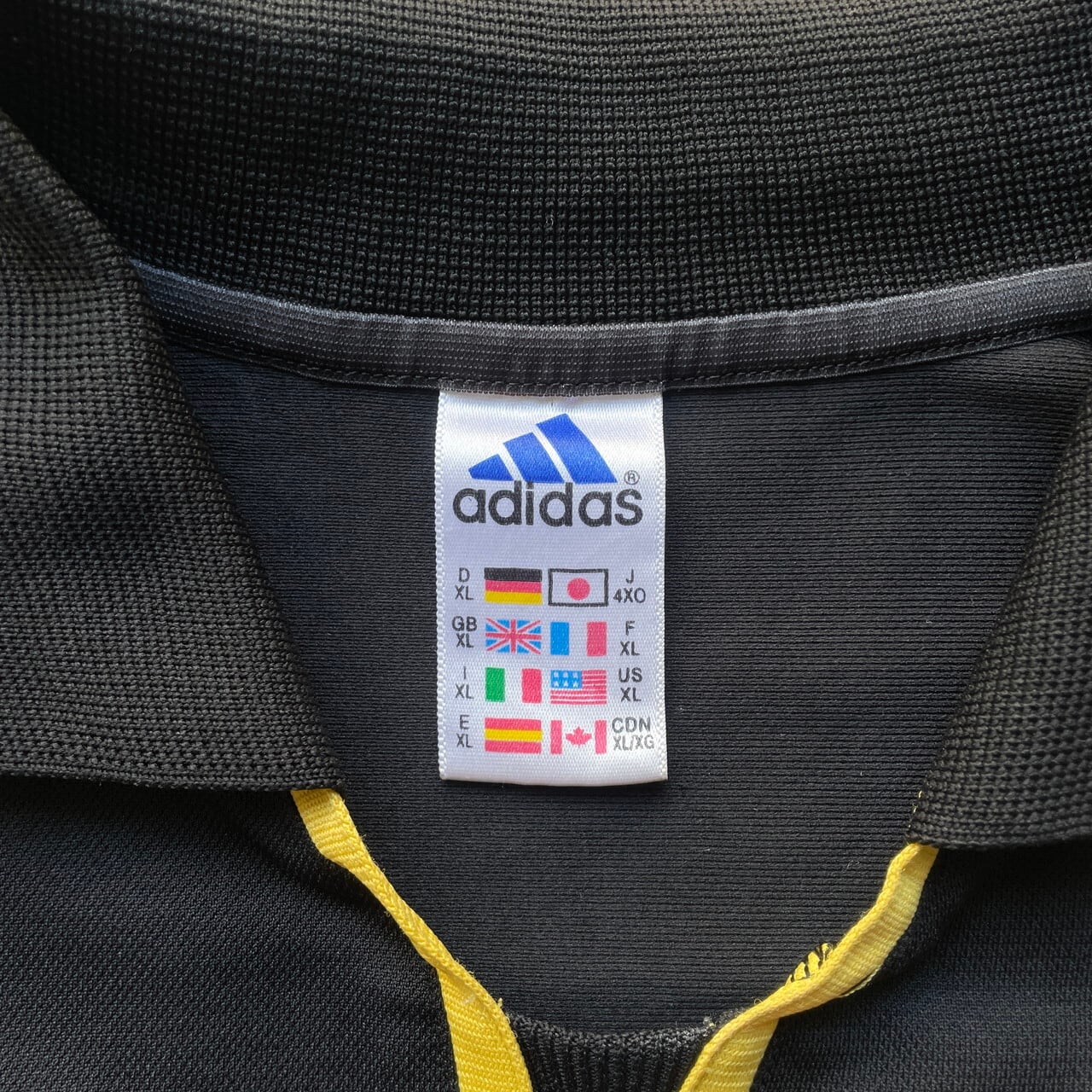 00年代 adidas アディダス ユニフォーム ゲームシャツ メンズXL 古着 