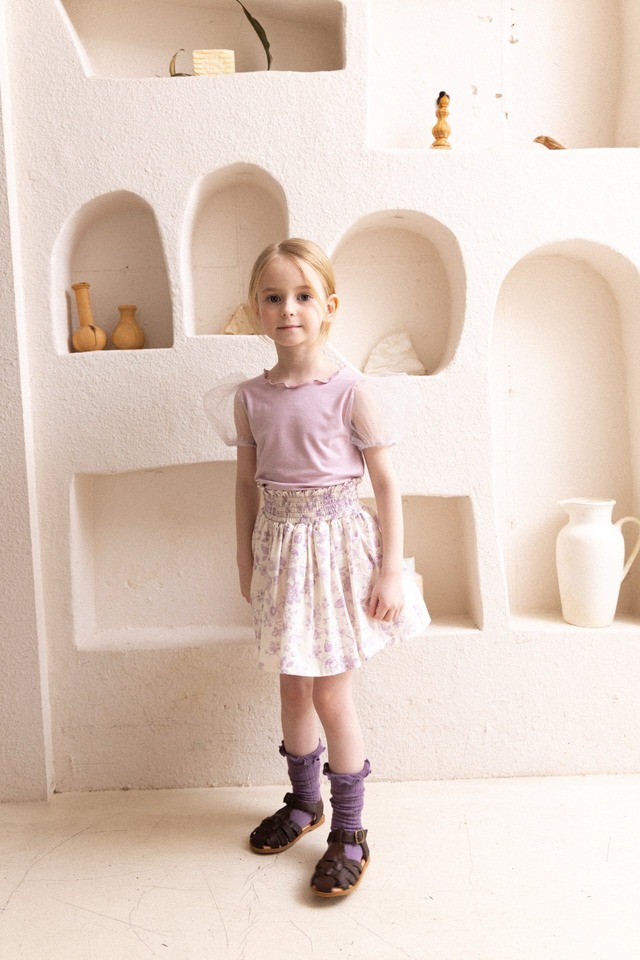 ラスト1 lavenderXL【即納】<perrobebe>  Elara skirt