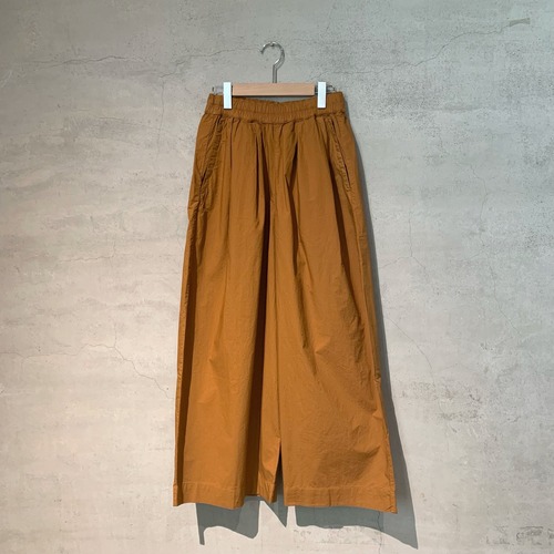 【TOAST】Pleated Pull	On Cotton Poplin Trousers/ No.168