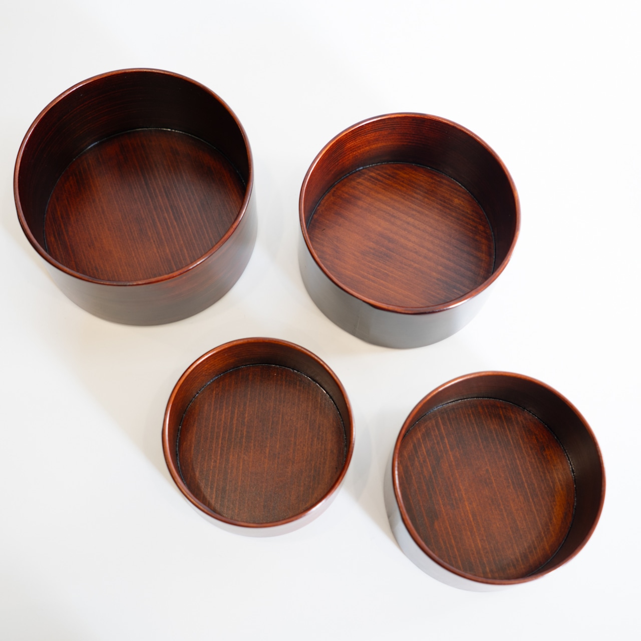 ヒノキのうつわ大-漆仕上げ