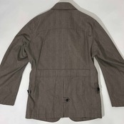 E.Z by ZEGNA エルメネジルド ゼニア チェック ステンカラー ジャケット  S/メンズ