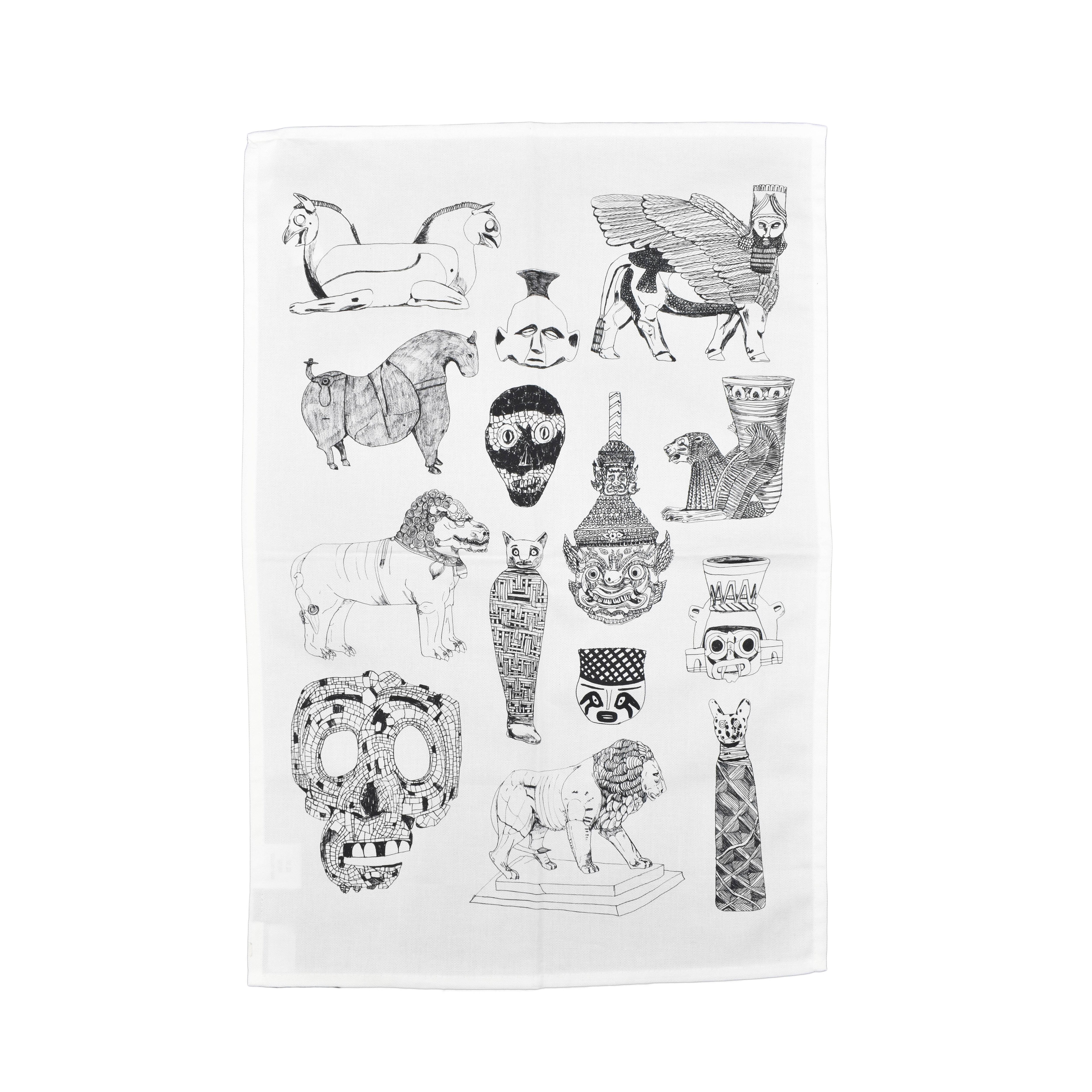 Tea Towel - ARTEFACTS AND STATUES | slash