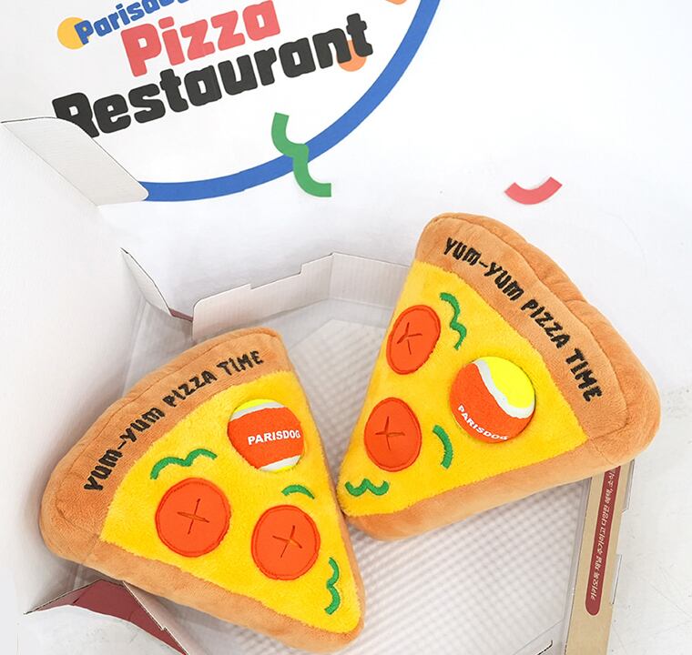 pizza multi toy  /  ノーズワーク ペット 犬 おもちゃシャカシャカ 知育玩具 おやつ隠し 可愛い わんちゃん ストレス解消 音が鳴る toy カシャカシャ toy11