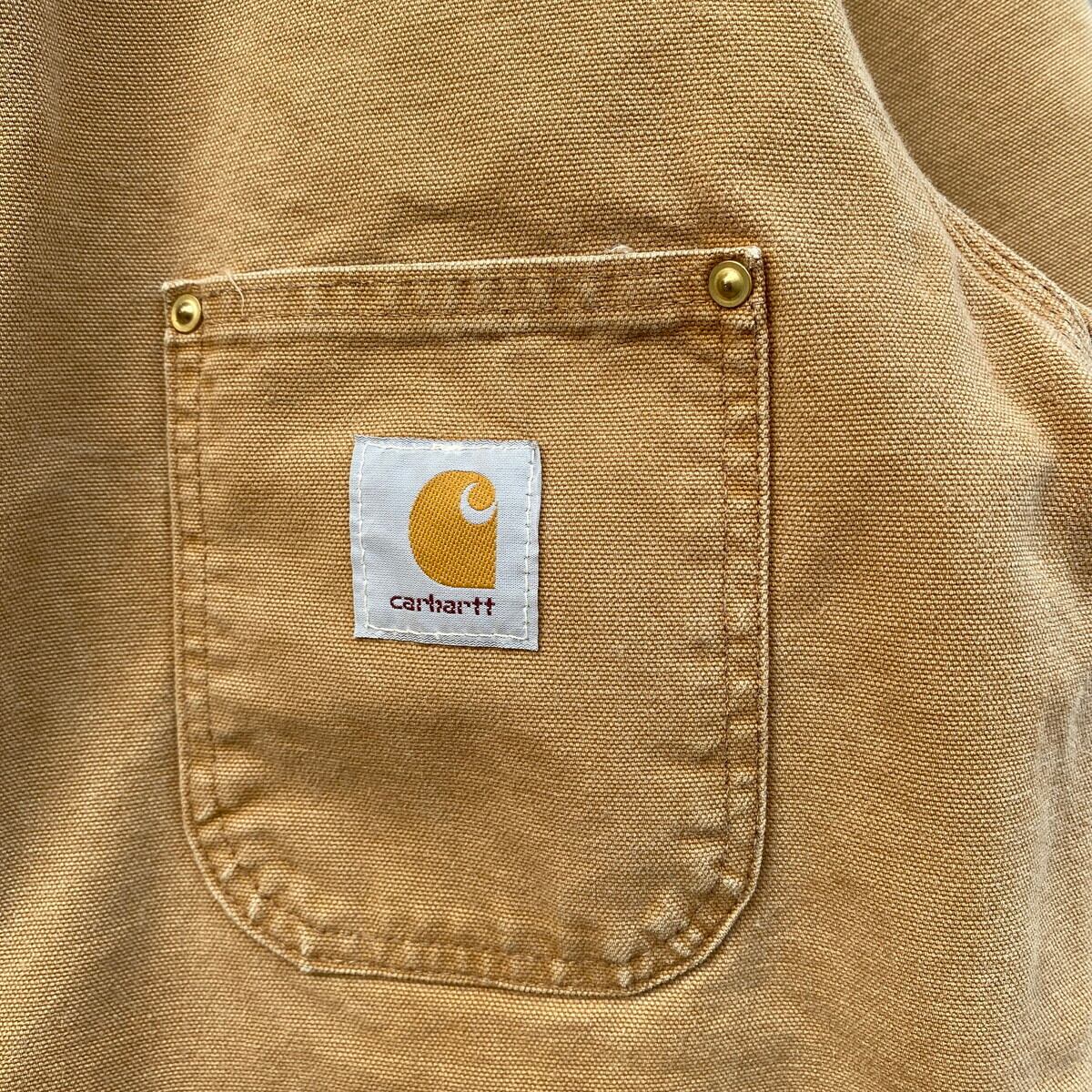希少 80年代 Carhartt カーハート ダック地 ミシガンチョアコート