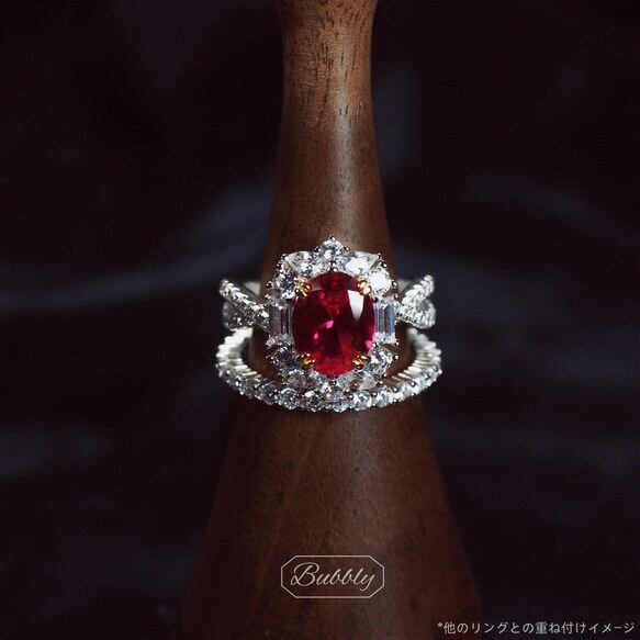 極細 2mm フルエタニティリング 重ね付けリング【BU040】 | Bubbly