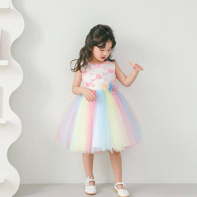 【宅配便】パニエ付き ドレス キッズ ふわふわ パニエ内蔵 高品質 ディアコロン オリジナル 子供 子ども 子供用 発表会 演奏会 ワンピース  dk098