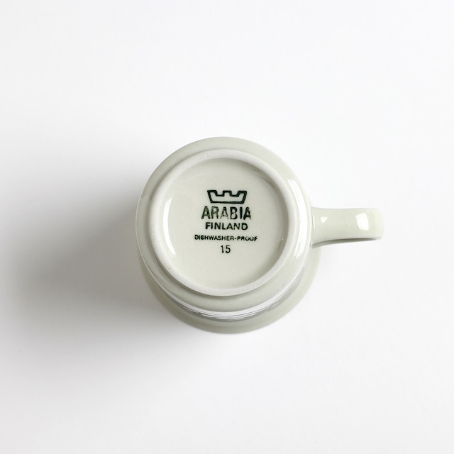 ARABIA アラビア Anemone アネモネ 70mm コーヒー カップ＆ソーサー - 17 北欧ヴィンテージ