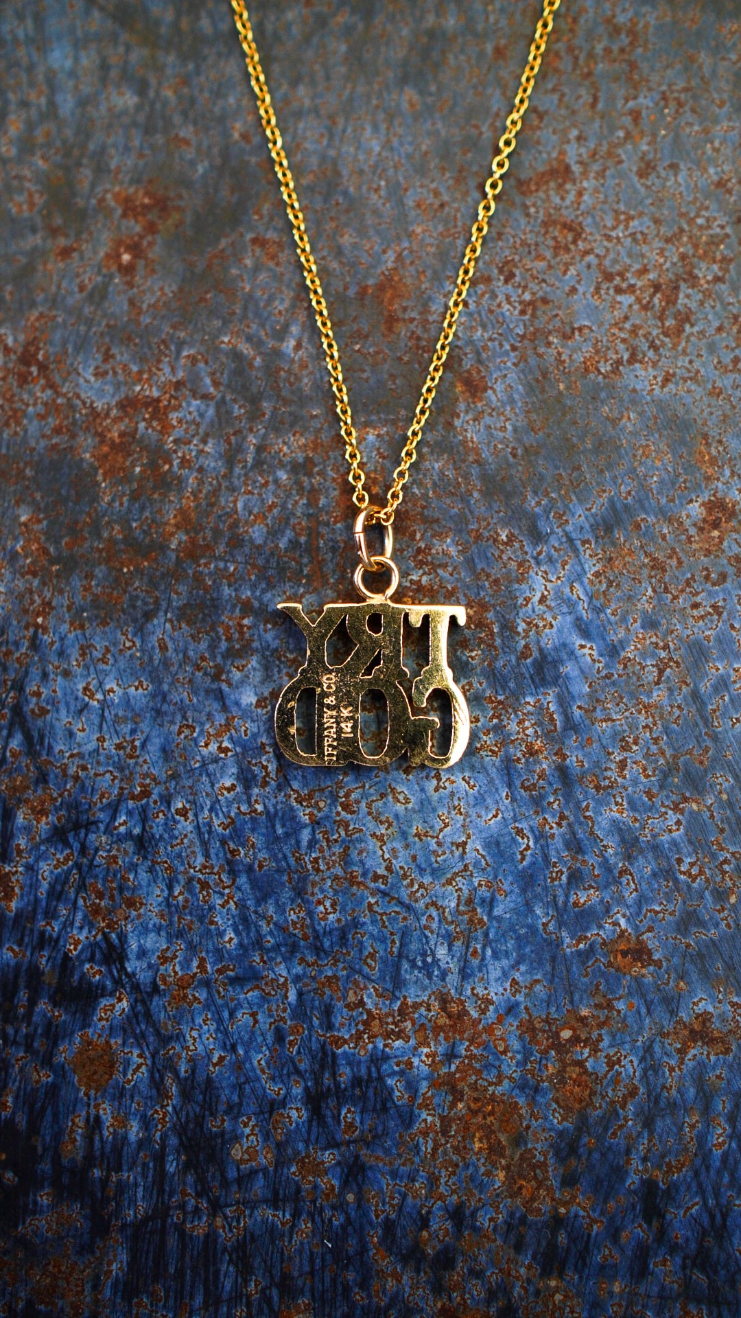 1970s】TIFFANY&Co. ティファニー イエロー ゴールド TRY GOD 