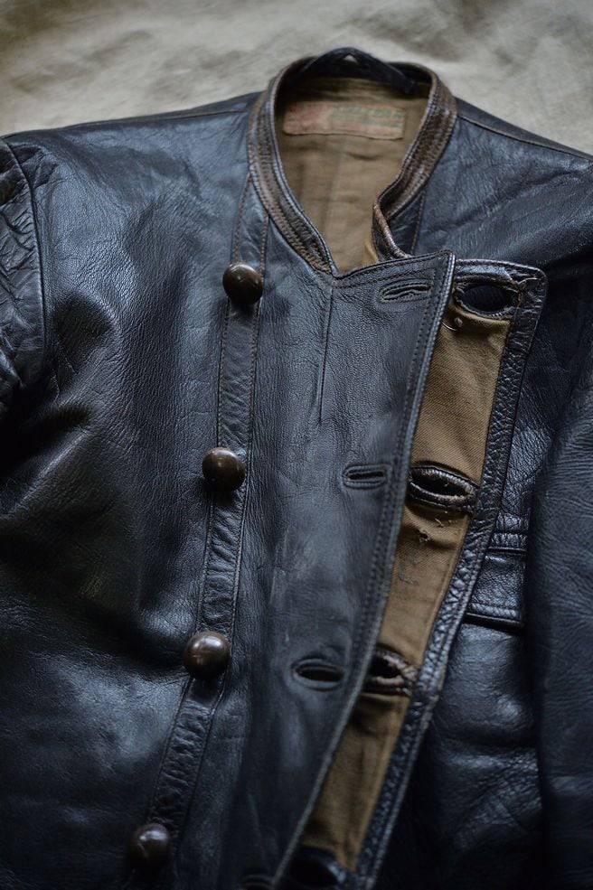 Vintage Swedish Work leather jacket | EXTRA'S GARMENT SUPPLY & CO.