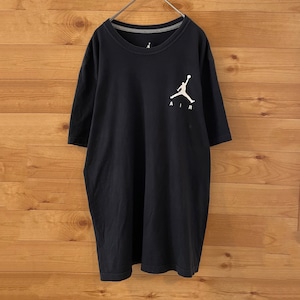 【NIKE】Air Jordan ワンポイントロゴ バックプリント Tシャツ ジャンプマン ネーム L US古着