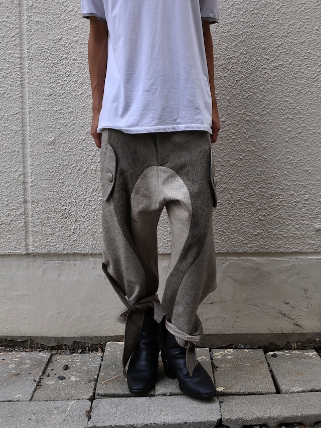 【26aw/joone joonam】herringbone adventure pants