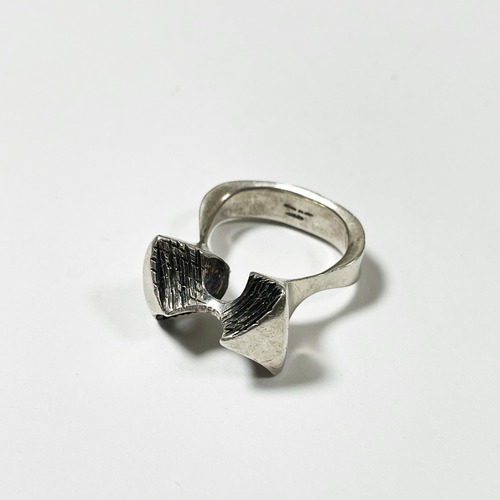 Vintage 925 Silver Modernist Ring Made In Mexico