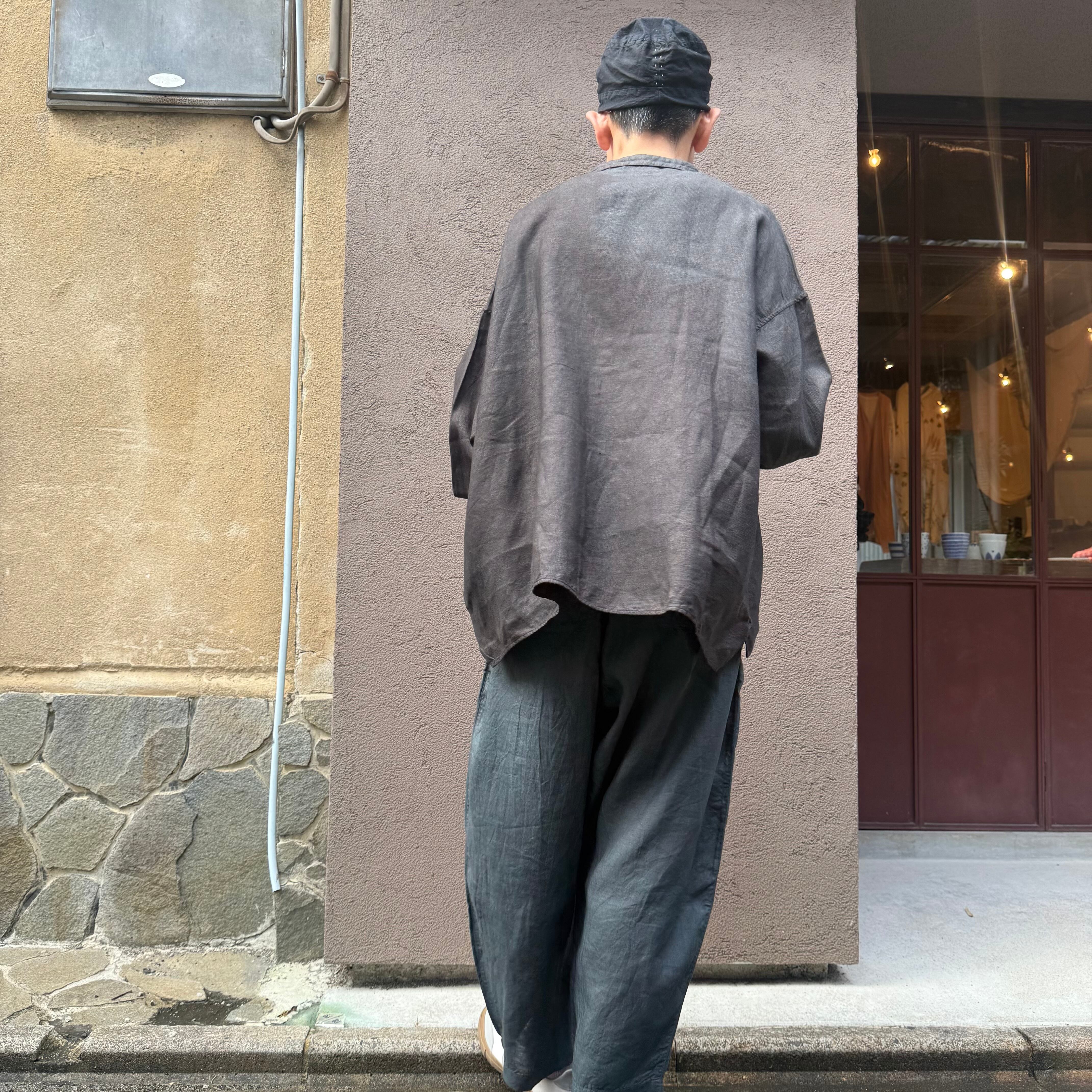 MITTAN 大麻シャツ3 美品 size3 柿渋×墨 大麻シャツ 3 (草木濃染) 柿渋×墨 / MITTAN通販 ミッタン | TOCAKU(トカク)