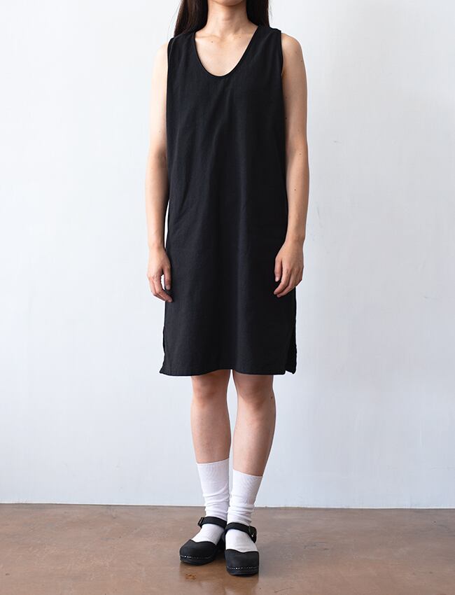 aulico : TANK TOP LONG / BLACK